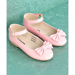 Pine Kids Party Wear Ballerina Bow Applique - Bronze