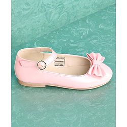 Pine Kids Party Wear Ballerina Bow Applique - Bronze