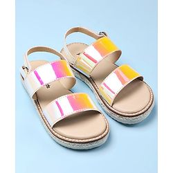 Pine Kids Velcro Closure Sandals - Pink