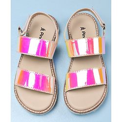 Pine Kids Velcro Closure Sandals - Pink