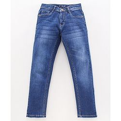 Pine Kids Full Length Enzyme Wash Denim Jeans - Blue