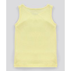 Pine Kids Biowash Sleeveless Top Van Print - Yellow