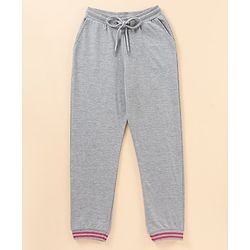 Pine Kids Full Length Bio Wash Solid Color Lounge Pant - Grey