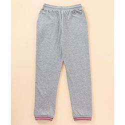 Pine Kids Full Length Bio Wash Solid Color Lounge Pant - Grey
