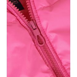 Pine Kids Full Sleeves Medium Winter Double Layered Padded Jacket - Pink