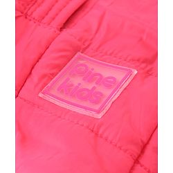 Pine Kids Full Sleeves Reversible Jacket With Pockets - Pink & Purple