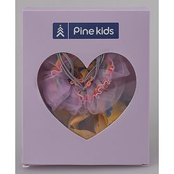 Pine Kids Hair Accessories Combo Free Size Pack of 8 - Multicolor