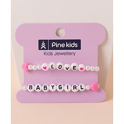 Pine Kids Beads Bracelets Pack of 2 (Color May Vary)