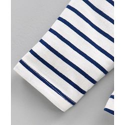 Pine Kids Full Sleeves T-Shirt Striped - Blue & White