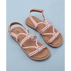 Pine Kids Sandals With Velcro Closure - Pink
