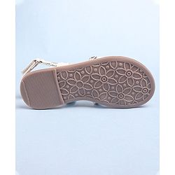 Pine Kids Sandals With Velcro Closure - White