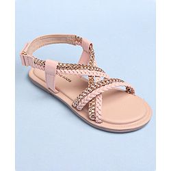Pine Kids Sandals With Velcro Closure - Pink