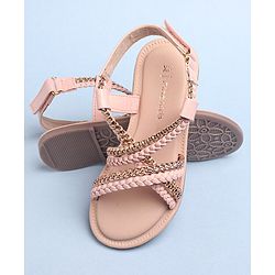 Pine Kids Sandals With Velcro Closure - Pink