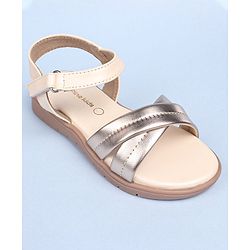 Pine Kids Party Wear Sandals - Gold