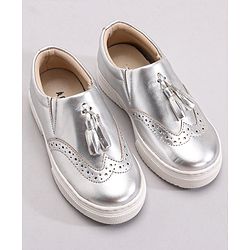Pine Kids Pull On Casual Chunky Sole Shoes - Golden