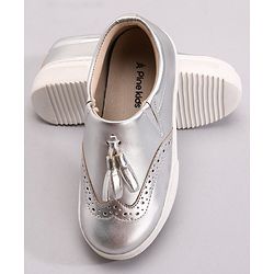 Pine Kids Pull On Casual Chunky Sole Shoes - Silver