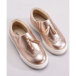 Pine Kids Pull On Casual Chunky Sole Shoes - Rose Gold