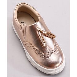 Pine Kids Pull On Casual Chunky Sole Shoes - Rose Gold