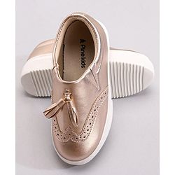 Pine Kids Pull On Casual Chunky Sole Shoes - Rose Gold