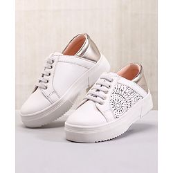 Pine Kids Casual Shoes - White