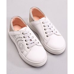 Pine Kids Casual Shoes - White