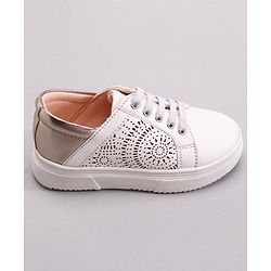 Pine Kids Casual Shoes - White