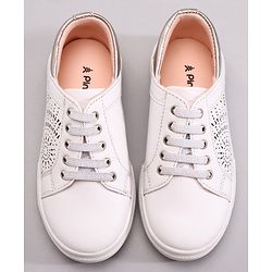 Pine Kids Casual Shoes - White