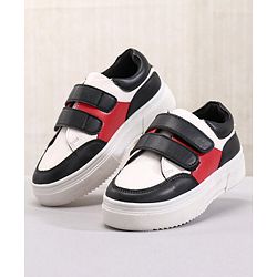Pine Kids Casual Shoes - White Black Red