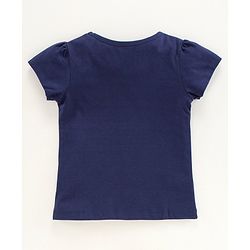 Pine Kids Half Sleeves Marvel Avengers Bio Wash Tee - Blue
