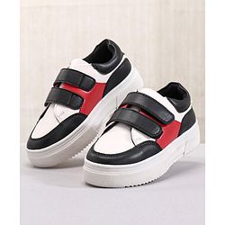 Pine Kids Casual Chunky Sole Shoes - Black