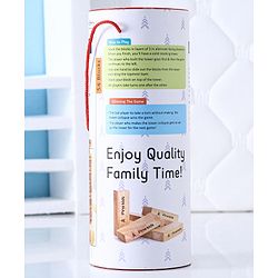Pine Kids Premium 54 Blocks Wooden Stacking & Tumbling Tower Game for Kids |Tumbling Tower Game for Kids| Challenging Balancing Puzzle Game | BIS Certified | Birthday Gift | 5 Years+