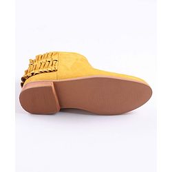Pine Kids Frilled Winter Boots - Yellow