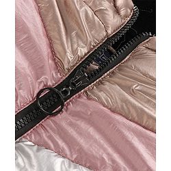 Pine Kids Full Sleeves Hooded Padded Jacket -Pink Silvet