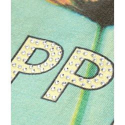Pine Kids Half Sleeves Biowashed Tee Sunflower Print - Yellow