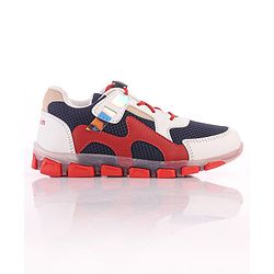 Pine Kids Sports Shoes with LED Lights - White Red
