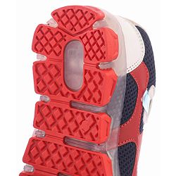 Pine Kids Sports Shoes with LED Lights - White Red
