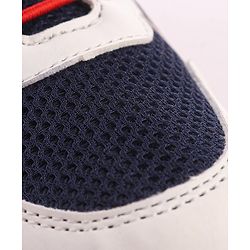 Pine Kids Sports Shoes with LED Lights - White Red