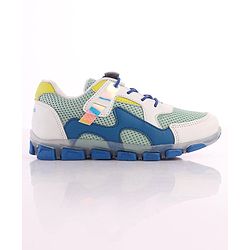 Pine Kids Sports Shoes with LED Lights - White Red