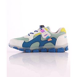 Pine Kids Sports Shoes with LED Lights - White Red