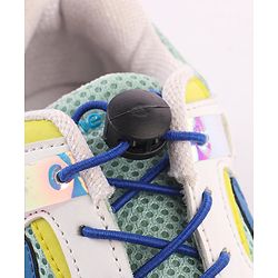 Pine Kids Sports Shoes with LED Lights - White Red