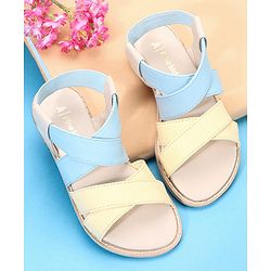 Pine Kids Sandals - Yellow Sky Blue