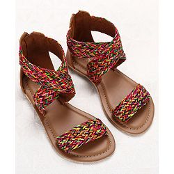 Pine Kids Ethnic Footwear - Multicolour
