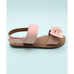 Pine Kids Sandals Bow Applique - Mustard Yellow