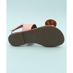 Pine Kids Sandals Bow Applique - Mustard Yellow