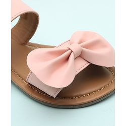Pine Kids Sandals Bow Applique - Mustard Yellow
