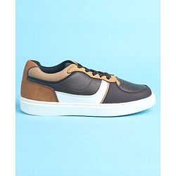 Pine Kids Slip On Casual Shoes Color Block - Brown