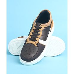 Pine Kids Slip On Casual Shoes Color Block - Brown