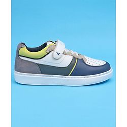 Pine Kids Slip On Casual Shoes Color Block - White