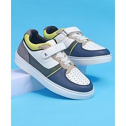 Pine Kids Slip On Casual Shoes Color Block - White