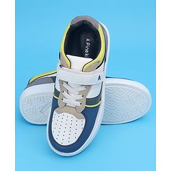Pine Kids Slip On Casual Shoes Color Block - White